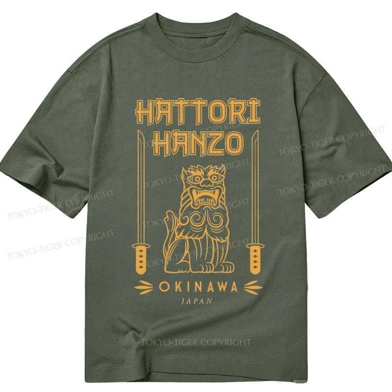 men's summer t-shirts -Tokyo-Tiger Hattori Hanzo Classic T-Shirt