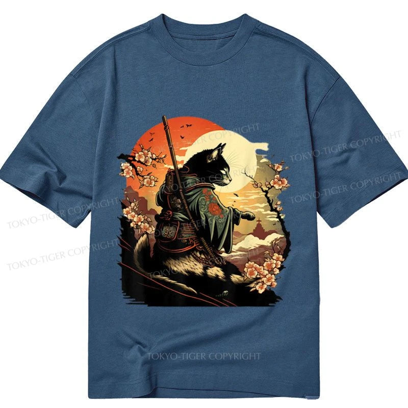 men's sports t-shirts -Tokyo-Tiger Japanese Art Neko Ninja Classic T-Shirt