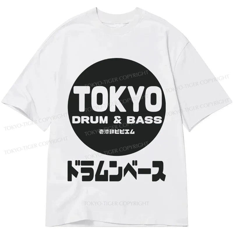 men's comfortable long-sleeve tees -Tokyo-Tiger Tokyo DnB Japanese Classic T-Shirt