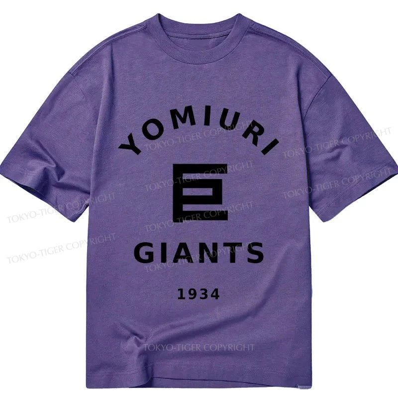 men's stylish printed tees -Tokyo-Tiger Tokyo Yomiuri Giants Japanese Classic T-Shirt