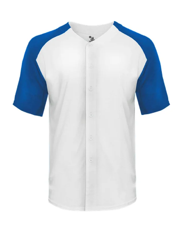 men's summer casual t-shirts -Triblend Full Button T-Shirt