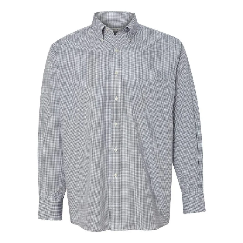 men's office shirts for summer -Van Heusen Gingham Check Shirt