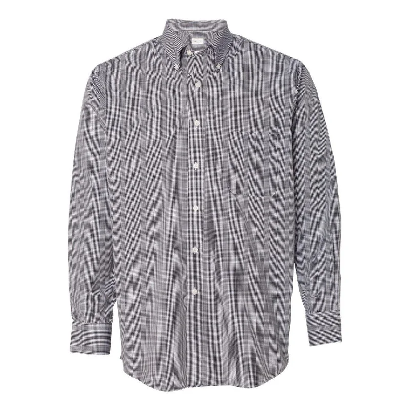 men's custom-tailored shirts -Van Heusen Gingham Check Shirt