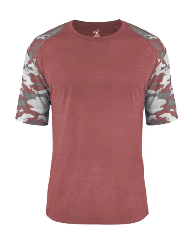 men's printed casual t-shirts -Vintage Camo Sport Triblend T-Shirt