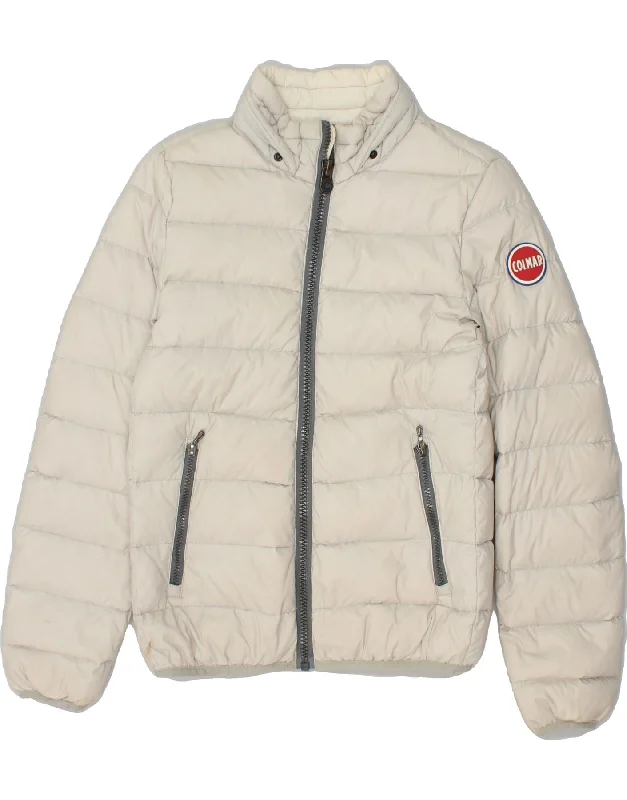 men's tailored jackets -COLMAR Boys Padded Jacket 13-14 Years White Nylon