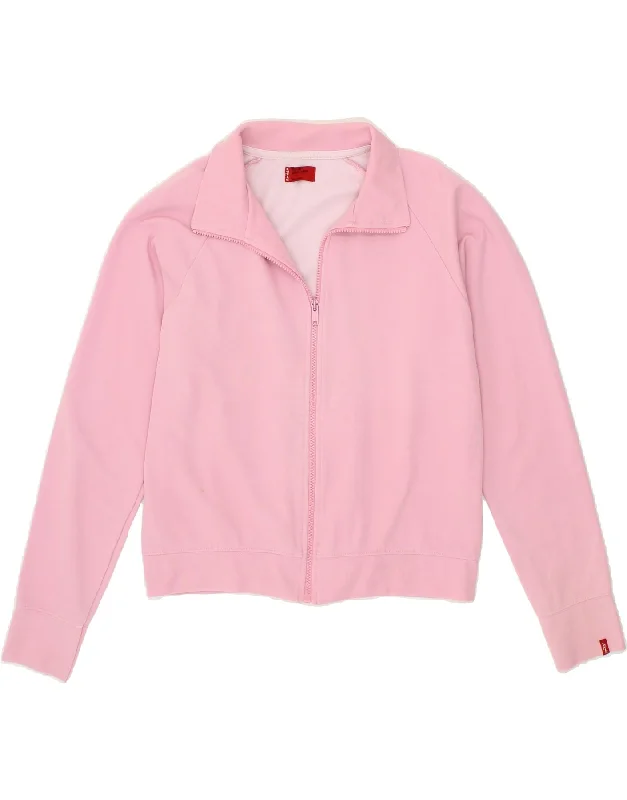 men's coat jackets -LEVI'S Girls Tracksuit Top Jacket 12-13 Years Large Pink