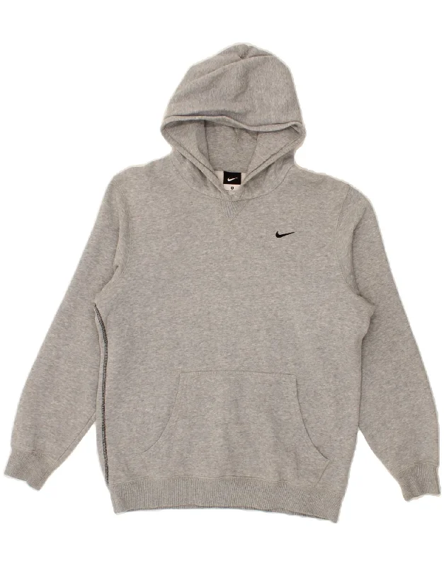 stylish hoodies for men -NIKE Boys Hoodie Jumper 13-14 Years XL Grey Cotton