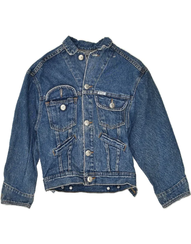 casual jackets for men -RIFLE Boys Denim Jacket 7-8 Years Blue Cotton