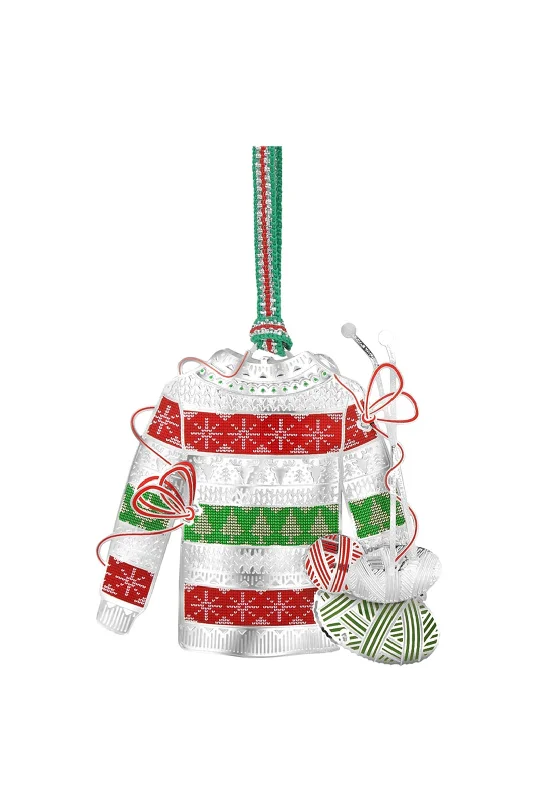 men's sweater for cold weather -Newbridge Christmas Sweater Christmas Tree Decoration