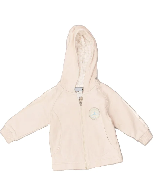 men's casual sweater cardigans -DIADORA Baby Girls Zip Hoodie Sweater 9-12 Months Off White Cotton