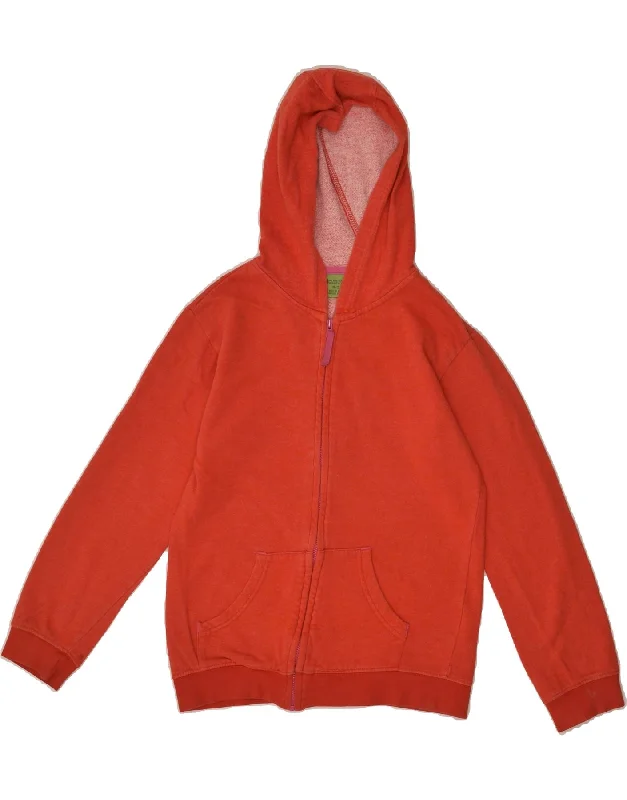 men's warm knit sweaters -MOUNTAIN WAREHOUSE Girls Zip Hoodie Sweater 11-12 Years Red Cotton